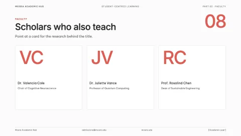 Academic Education - Student Centered Learning — 8