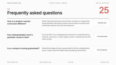 Academic Education - Student Centered Learning — 25