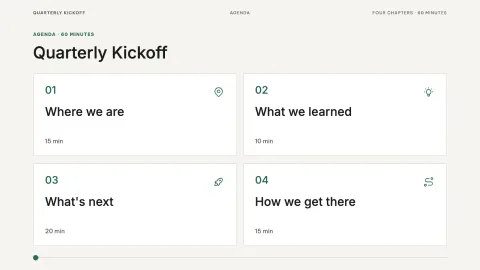 Agenda Navigator — 1
