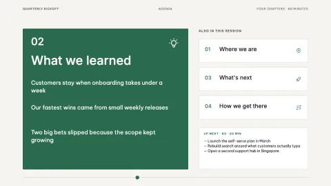 Agenda Navigator — 3