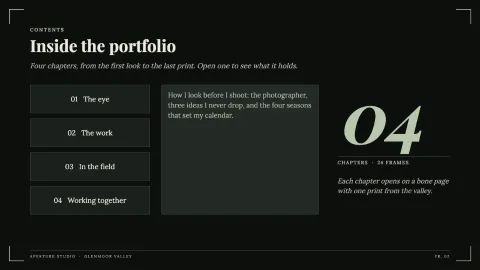 Aperture Portfolio — 2