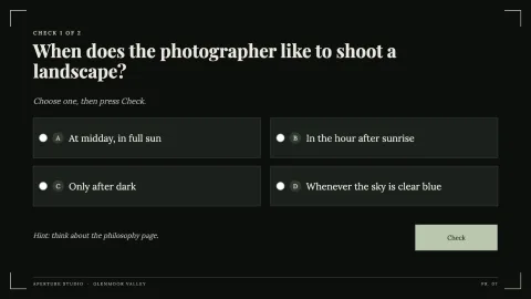 Aperture Portfolio — 7