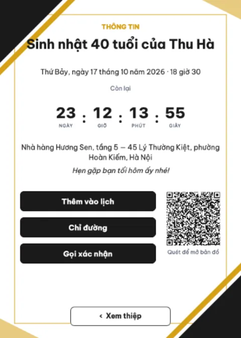 Birthday Party Invitation — 2