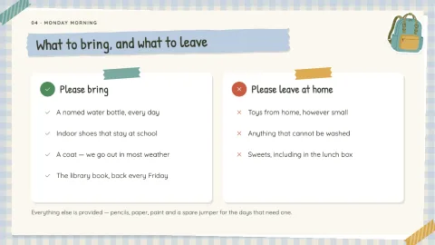 Bright Start — A Term of Learning — 22