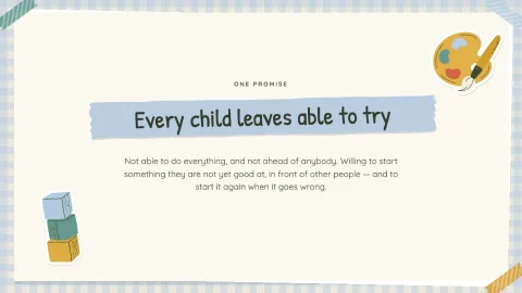 Bright Start — A Term of Learning — 23