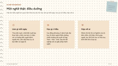 Which careers fit you? — 8