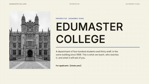 EduMaster — Academic Prospectus — 1
