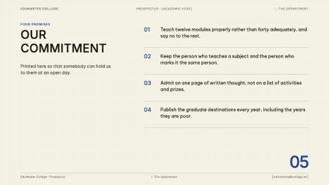 EduMaster — Academic Prospectus — 5