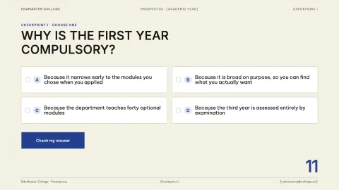 EduMaster — Academic Prospectus — 11
