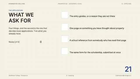 EduMaster — Academic Prospectus — 21