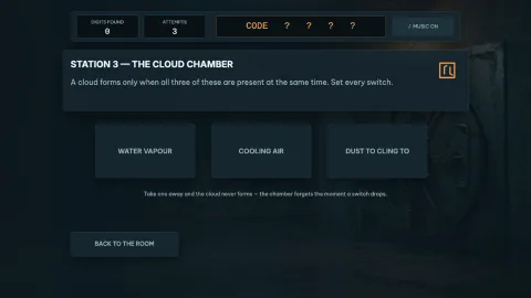 Escape Room — The Water Cycle — 6