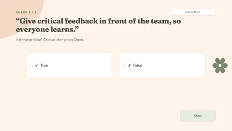 Feedback That Lands — 23
