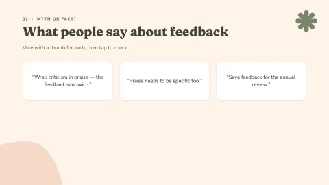 Feedback That Lands — 26