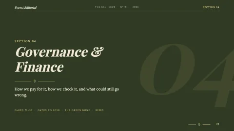 Forest Editorial: Sustainability & ESG Report 2026 — 21