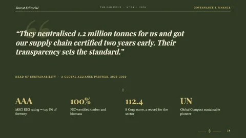 Forest Editorial: Sustainability & ESG Report 2026 — 28