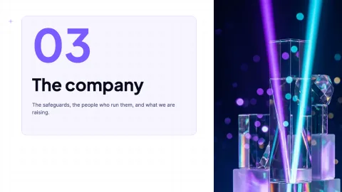 Glass Meridian: Next-Gen Fintech & SaaS Pitch Deck — Cards — 20