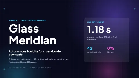Glass Meridian: Next-Gen Fintech & SaaS Pitch Deck — 1
