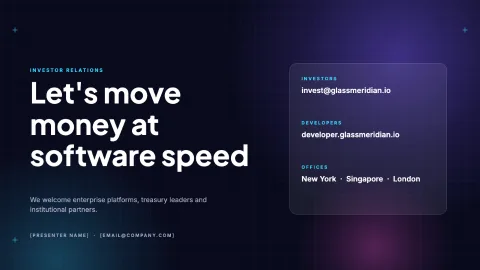 Glass Meridian: Next-Gen Fintech & SaaS Pitch Deck — 27