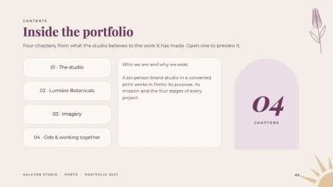 Halcyon Portfolio — 2