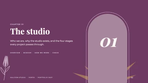 Halcyon Portfolio — 3