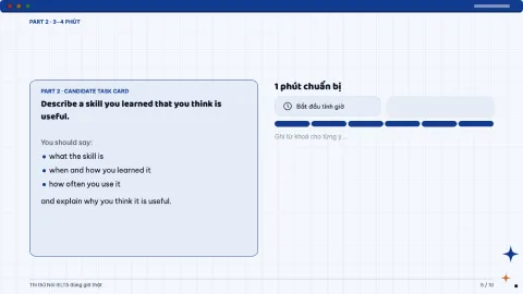 IELTS Speaking mock test — 5