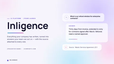 Inligence — AI Product Launch — 1