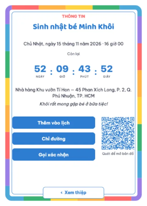 Kids' Birthday Invitation — 2
