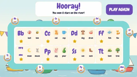 Letter Boats — 12