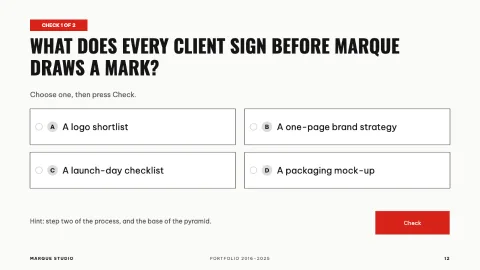 Marque Portfolio — 12