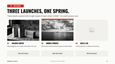 Marque Portfolio — 13