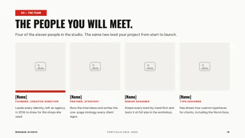 Marque Portfolio — 19