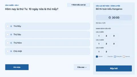 Kangaroo-style maths contest — 2