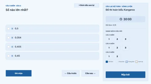 Kangaroo-style maths contest — 3