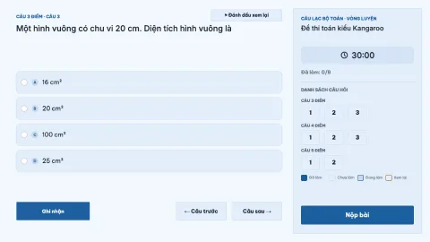 Kangaroo-style maths contest — 4