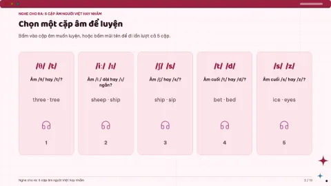 Hear the difference: 5 sound pairs — 2