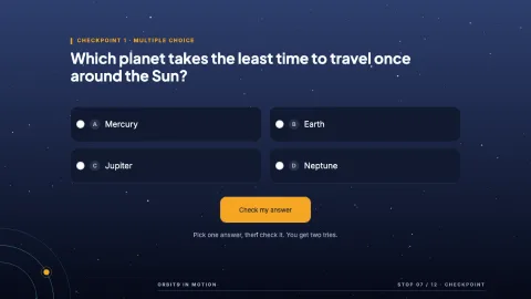 Orbits in Motion — 7