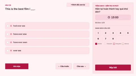 Present perfect or past simple? — 8