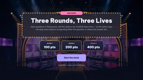 Quiz Show — 1