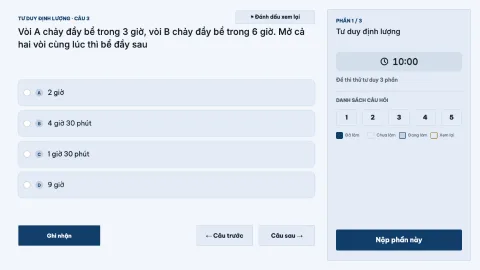 Three-part reasoning test — 5