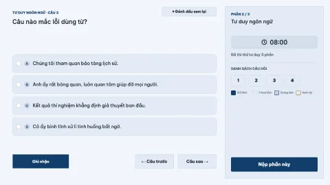 Three-part reasoning test — 11