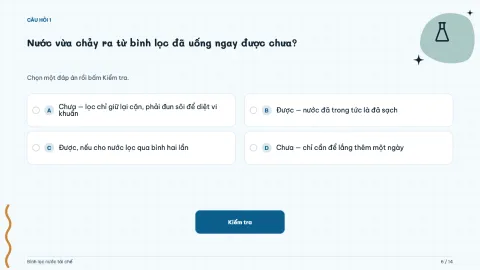 Build a water filter — 6
