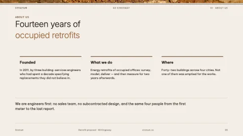 Stratum — Business Proposal — 5