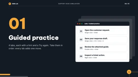 Support Desk Simulation — 4