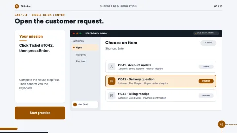 Support Desk Simulation — 5