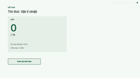 Mock exam: Thermal physics — 17