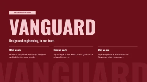 Vanguard Business — 1