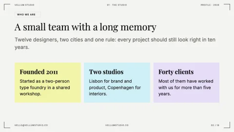 Vellum Editorial Profile — 2