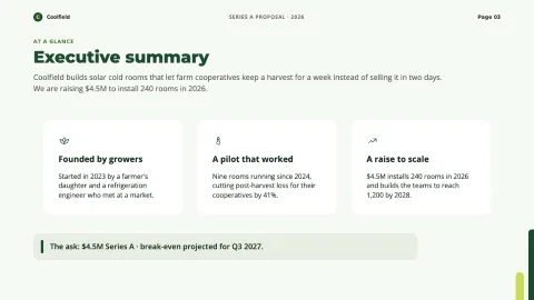Verdant — Business Proposal — 3