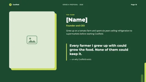Verdant — Business Proposal — 19