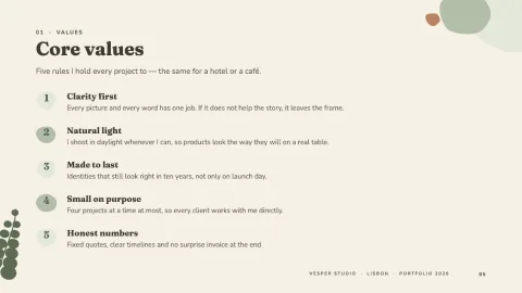 Vesper Portfolio — 5